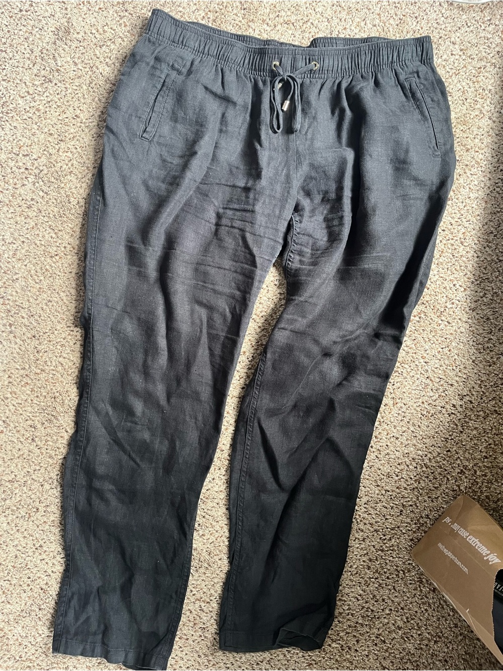 Lilly pulitzer Black Linen Pants